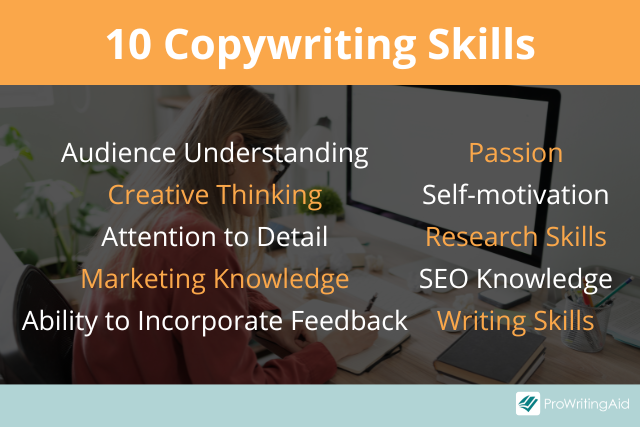 10 skills needed to be a copywriter