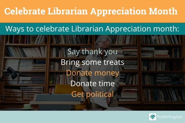 Celebrate librarian appreciation day