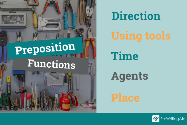 functions of prepositions in a list
