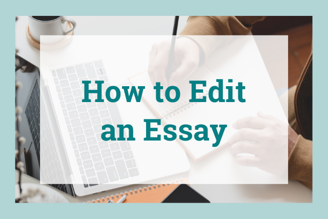 how to edit an essay