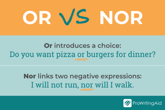 nor vs or graphic