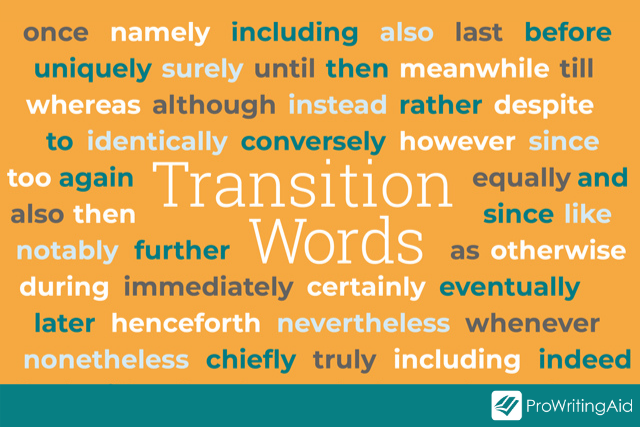 transitional words examples