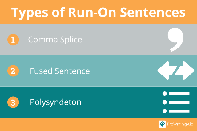 types of run on sentences