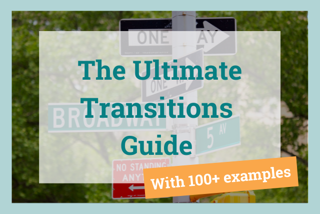 the ultimate transitions guide