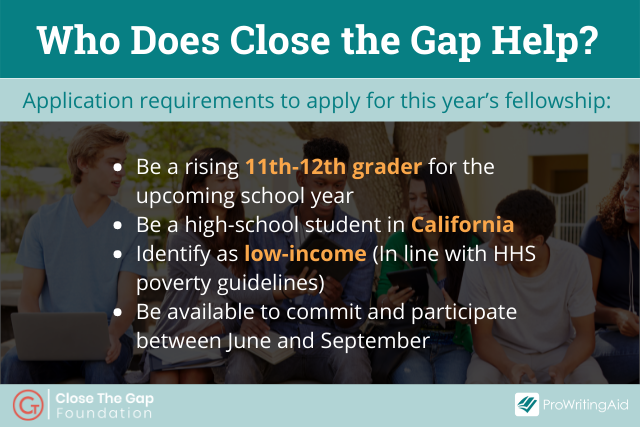who does close the gap foundation help?